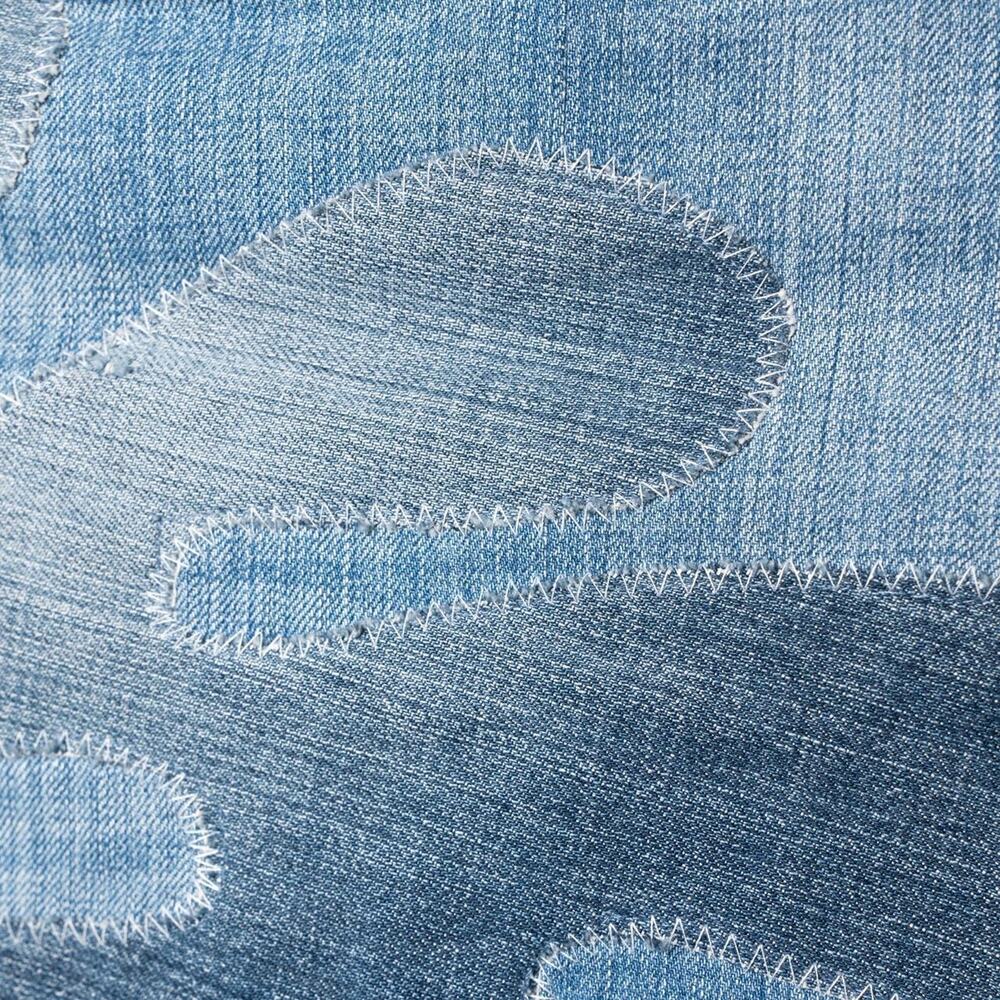 Custom Upcycled Patchwork Denim Jacket - image 7